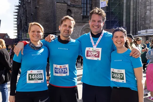 Einstein Marathon Ulm mesakumo Läufer:innen